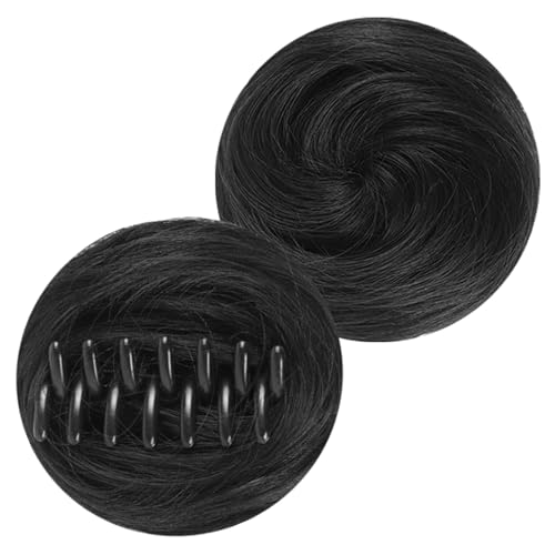 Smileshiney Clip-in-Haarknoten, Haarknoten für Dutt - Stylischer Haarknoten mit Clip-in-Klaue,Natürliches Zubehör für künstliche Haarknotenverlängerungen, geeignet für Frauen und Mädchen von Smileshiney