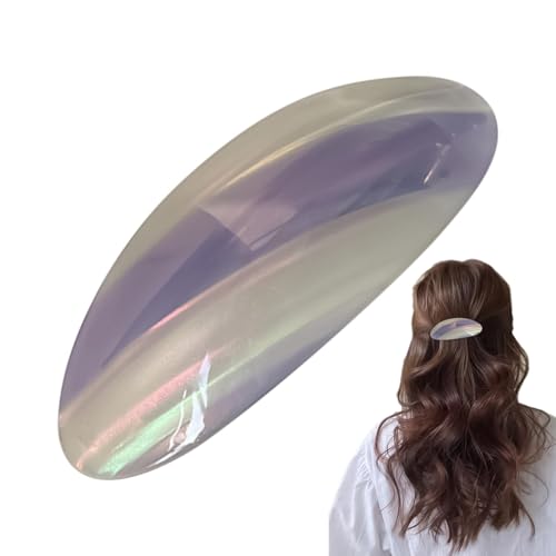 Smileshiney Französische Haarspange, modische Haarnadel, ovale Haarspange für Mädchen, Verschluss mit starkem Halt, Haarstyling-Zubehör von Smileshiney