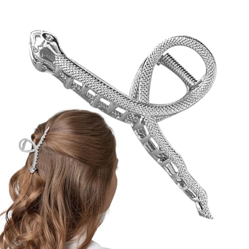 Smileshiney Schlangen-Haarspange,Haarspangen Damen | Schlangenförmige Haarklammer,Modische Haarnadel, Funky Haarspange, Haar-Styling-Zubehör für Frauen und Mädchen von Smileshiney