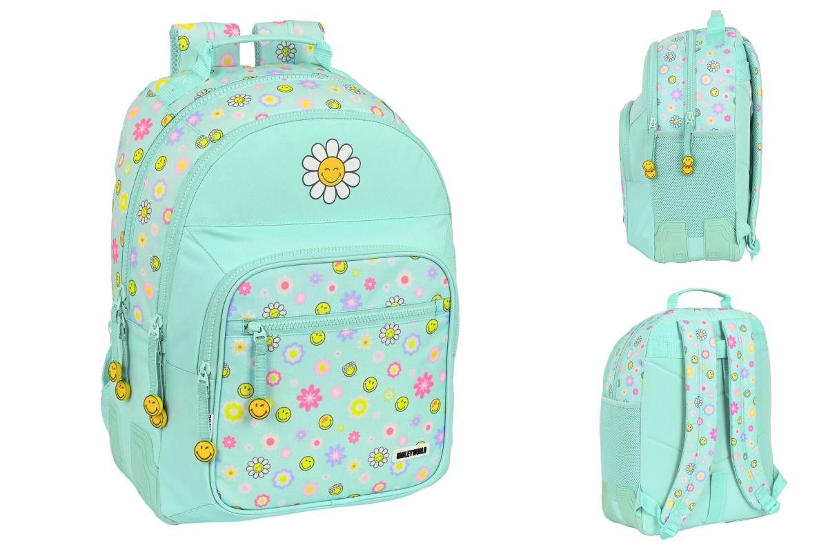 Smiley Rucksack Smiley Kinder-Rucksack Summer fun türkis 32 x 42 x 15 cmworld von Smiley