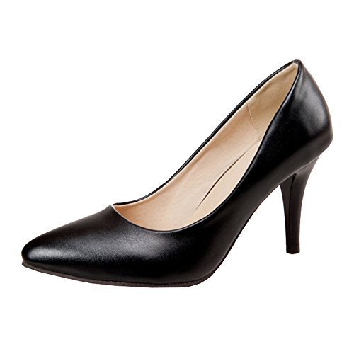 Smilice Damen Elegant Pumps Pointed Toe Slip-On Schuhe für Arbeit & Datierung von Smilice