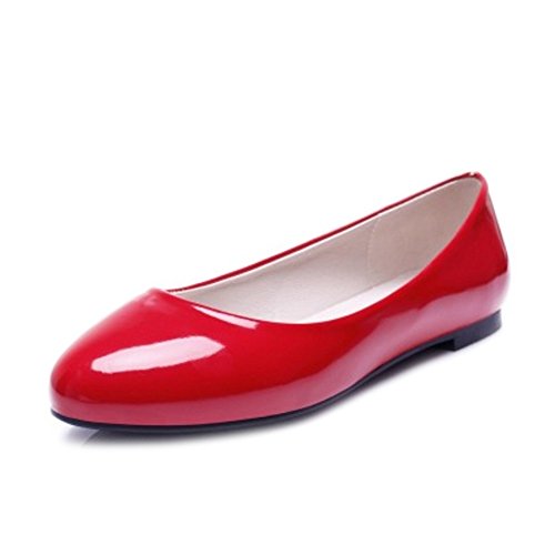 Smilice Damen Fashion Pumps mit Flach Absatz Schuhe von Smilice