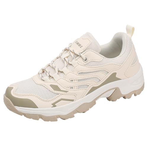 Smilice Paar-Wanderschuhe mit Weitem Zehenraum - Atmungsaktiv für Stadt & Bergpfade (Grün, 44EU) von Smilice