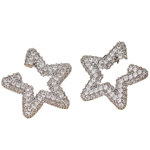 Smilice Stecker mit Perlen – Konvertierbare Creolen in Gold & Silber für Damen (Weiß) von Smilice