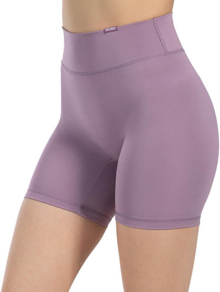 Smilodox Shorts SoftFeel Darbie, High Waist Yogashorts, atmungsaktiv & 4-Wege-Stretch Feuchtigkeitsableitende Radlerhose, schnelltrocknend, Pilates Yoga von Smilodox
