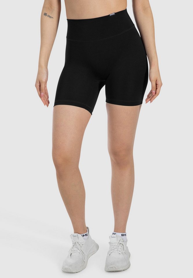 Smilodox Shorts SoftFeel Darbie, High Waist Yogashorts, atmungsaktiv & 4-Wege-Stretch Feuchtigkeitsableitende Radlerhose, schnelltrocknend, Pilates Yoga von Smilodox