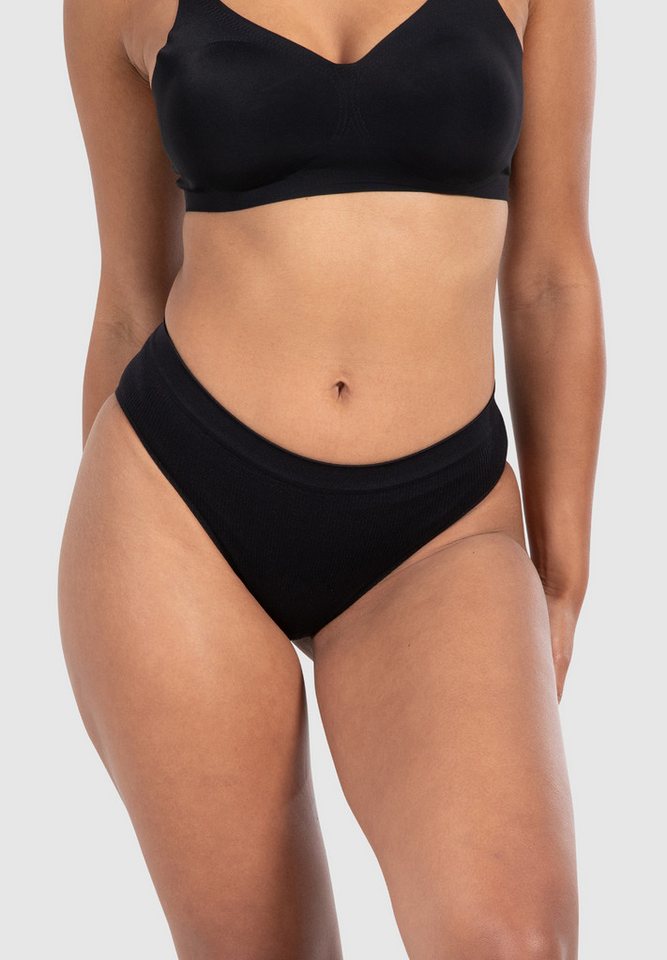 Smilodox Slip Nysa, Unterhose weicher dehnbarer Stoff, klassische Damen Hipster Nahtlose rutschfeste & blickdichte Unterwäsche, Eleganter Taillenslip von Smilodox