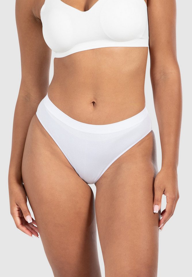 Smilodox Slip Nysa, Unterhose weicher dehnbarer Stoff, klassische Damen Hipster Nahtlose rutschfeste & blickdichte Unterwäsche, Eleganter Taillenslip von Smilodox