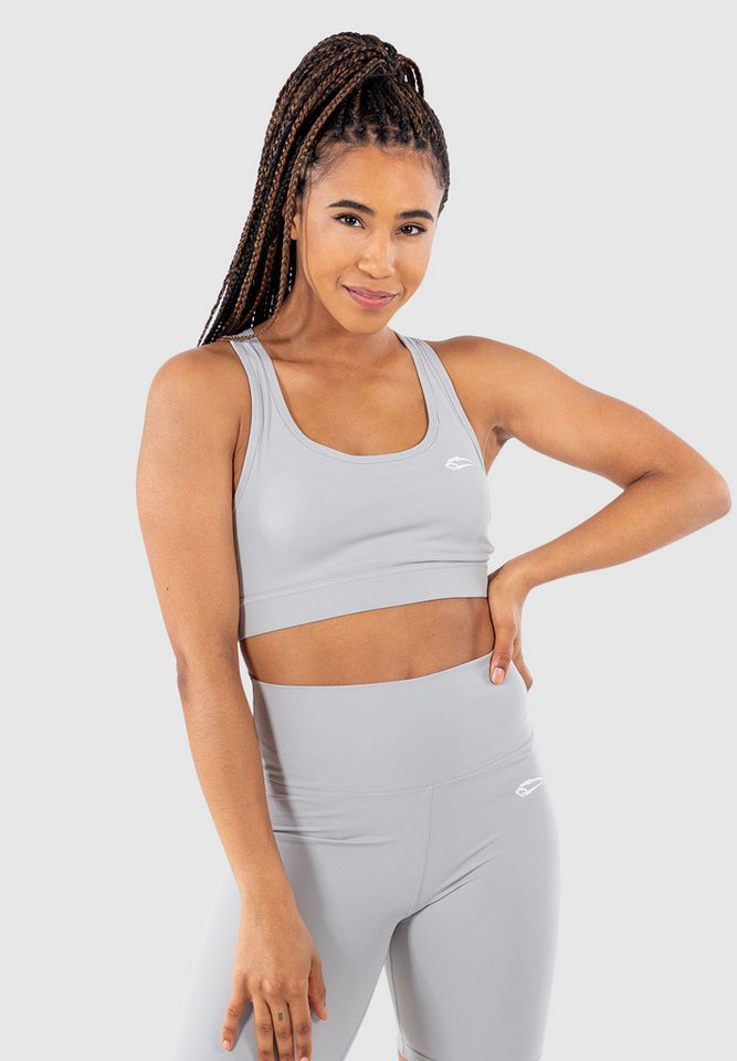 Smilodox Sport-BH Advanced Infinite, Stretch fit ärmelloses Oberteil, atmungsaktiv Slim Fit BH mit herausnehmbaren Cups und Bounce Control von Smilodox