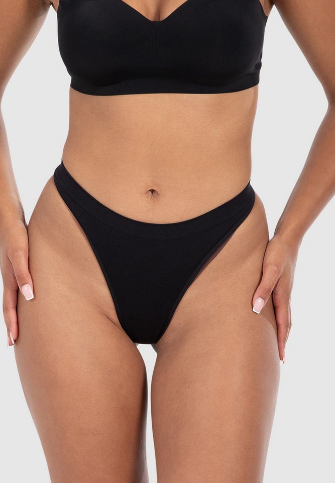 Smilodox String Nysa, Unterhose dehnbarer Stoff, Unterwäsche, ultimativer Komfort Tanga Slip mit optimalem Sitz ohne störendes Etikett, blickdicht von Smilodox