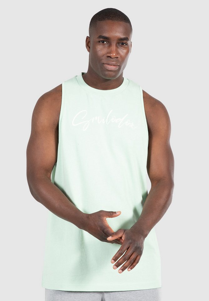 Smilodox Tanktop Bennet 100% Baumwolle von Smilodox
