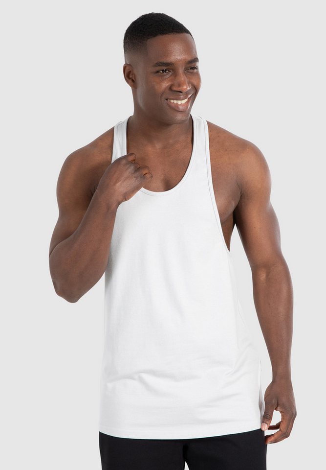 Smilodox Tanktop Florian, Tank Top Stringer, Regular Fit, ärmelloses Workout-Shirt Gym, Fitness & Bodybuilding, Sommer Shirt atmungsaktiv von Smilodox