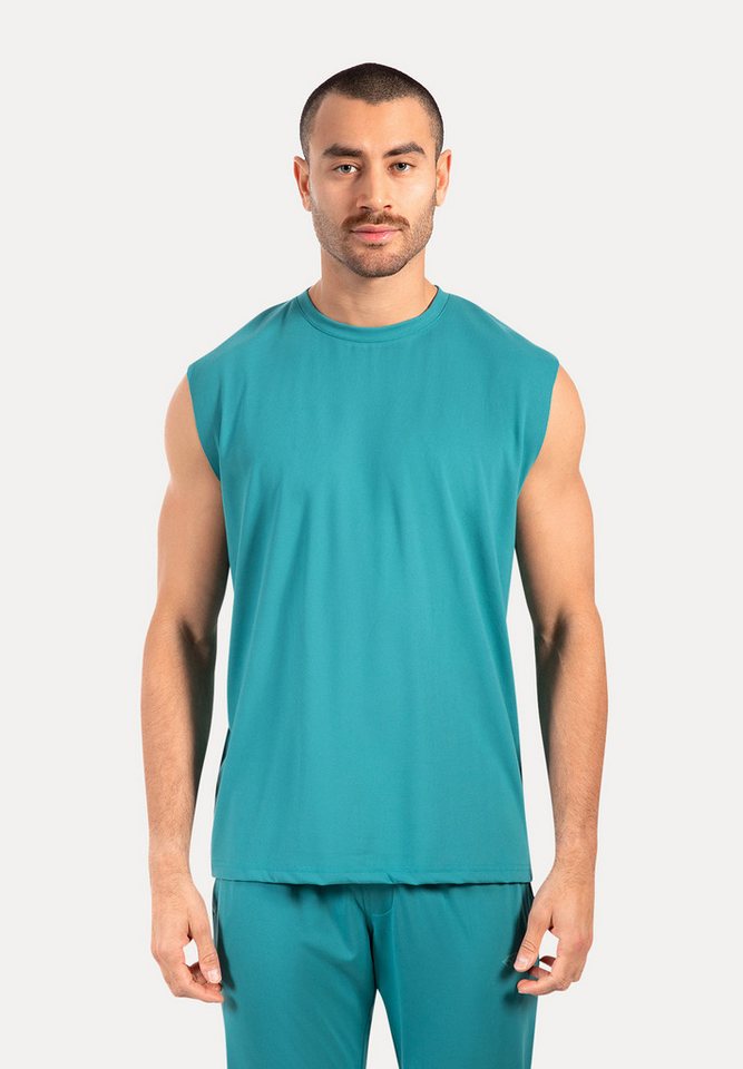 Smilodox Tanktop Xion, Ärmelloses Sportshirt 3D Rubber Print, Hohe Bewegungsfreiheit Minimalistisches Design Training Sport Freizeit Alltag Gym von Smilodox