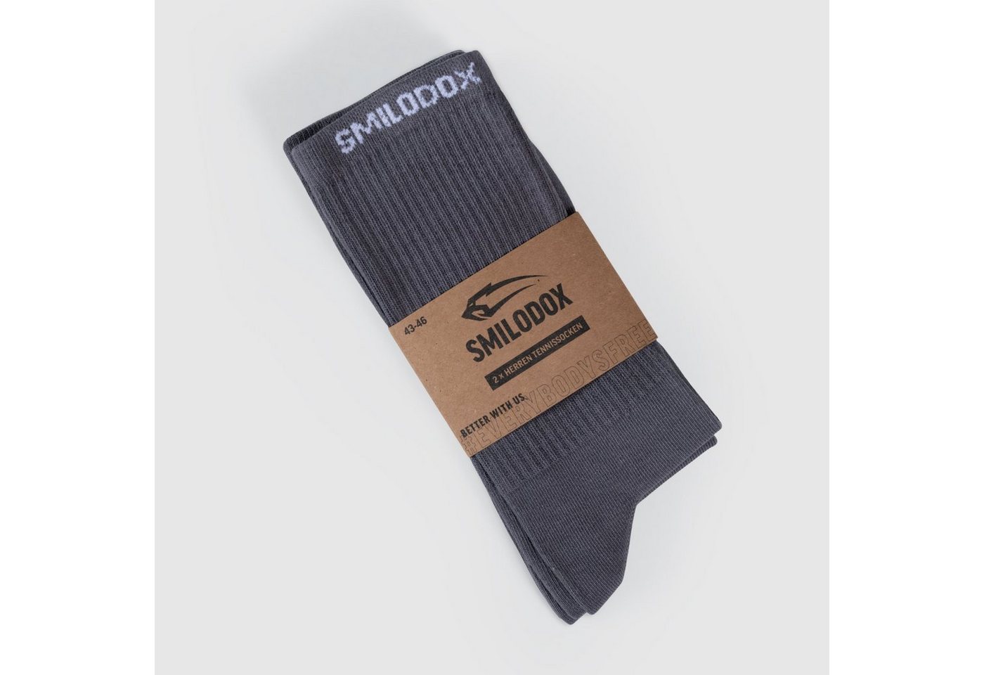 Smilodox Tennissocken Men Tennissocken 2er Pack Multicolor V1 von Smilodox