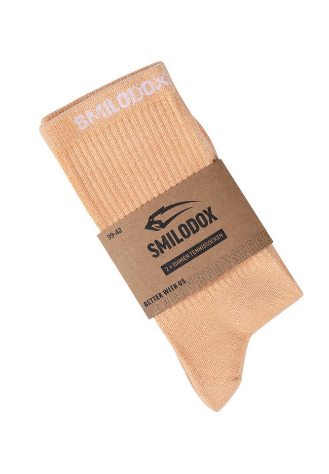 Smilodox Tennissocken Women Tennissocken 2er Pack Multicolor V1 von Smilodox