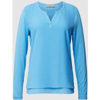 Smith and Soul Bluse im Double-Layer-Look Modell 'Mix and Match' in Blau, Größe M von Smith and Soul