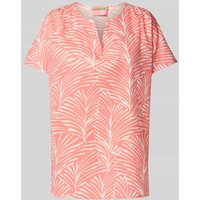 Smith and Soul Bluse mit Allover-Muster in Pink, Größe S von Smith and Soul