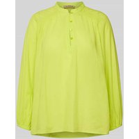 Smith and Soul Bluse mit Stehkragen in Neon Gelb, Größe M von Smith and Soul