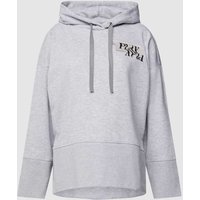 Smith and Soul Hoodie mit Statement-Stitching Modell 'Play' in Mittelgrau, Größe L von Smith and Soul