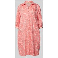 Smith and Soul Knielanges Kleid mit Allover-Print in Pink, Größe XXL von Smith and Soul