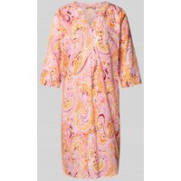 Smith and Soul Knielanges Kleid mit V-Ausschnitt in Apricot, Größe XL von Smith and Soul