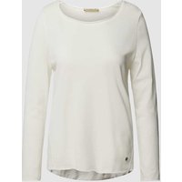 Smith and Soul Longsleeve mit Label-Applikation in Offwhite, Größe XL von Smith and Soul