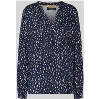 Smith and Soul Regular Fit Bluse aus Viskose mit V-Ausschnitt Modell 'VINCE' in Dunkelblau, Größe XXL von Smith and Soul
