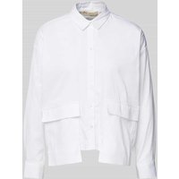 Smith and Soul Regular Fit Hemdbluse mit Pattentaschen in Weiss, Größe S von Smith and Soul