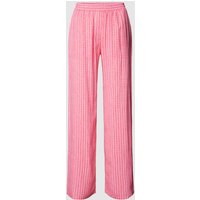 Smith and Soul Regular Fit Stoffhose mit Allover-Print in Pink, Größe L von Smith and Soul