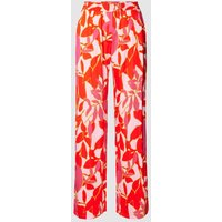 Smith and Soul Regular Fit Stoffhose mit Allover-Print in Rot, Größe S von Smith and Soul