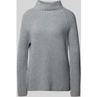 Smith and Soul Relaxed Fit Strickpullover mit Kaschmir-Anteil in Mittelgrau, Größe M von Smith and Soul
