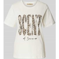 Smith and Soul T-Shirt mit Motiv-Stitching in Offwhite, Größe XXL von Smith and Soul