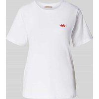 Smith and Soul T-Shirt mit Motiv-Stitching in Weiss, Größe XXL von Smith and Soul