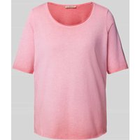 Smith and Soul T-Shirt mit Rollsaum in Pink, Größe S von Smith and Soul