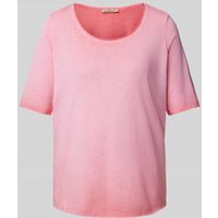 Smith and Soul T-Shirt mit Rollsaum in Pink, Größe XS von Smith and Soul