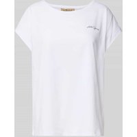 Smith and Soul T-Shirt mit Stitching und Rundhalsausschnitt in Weiss, Größe M von Smith and Soul