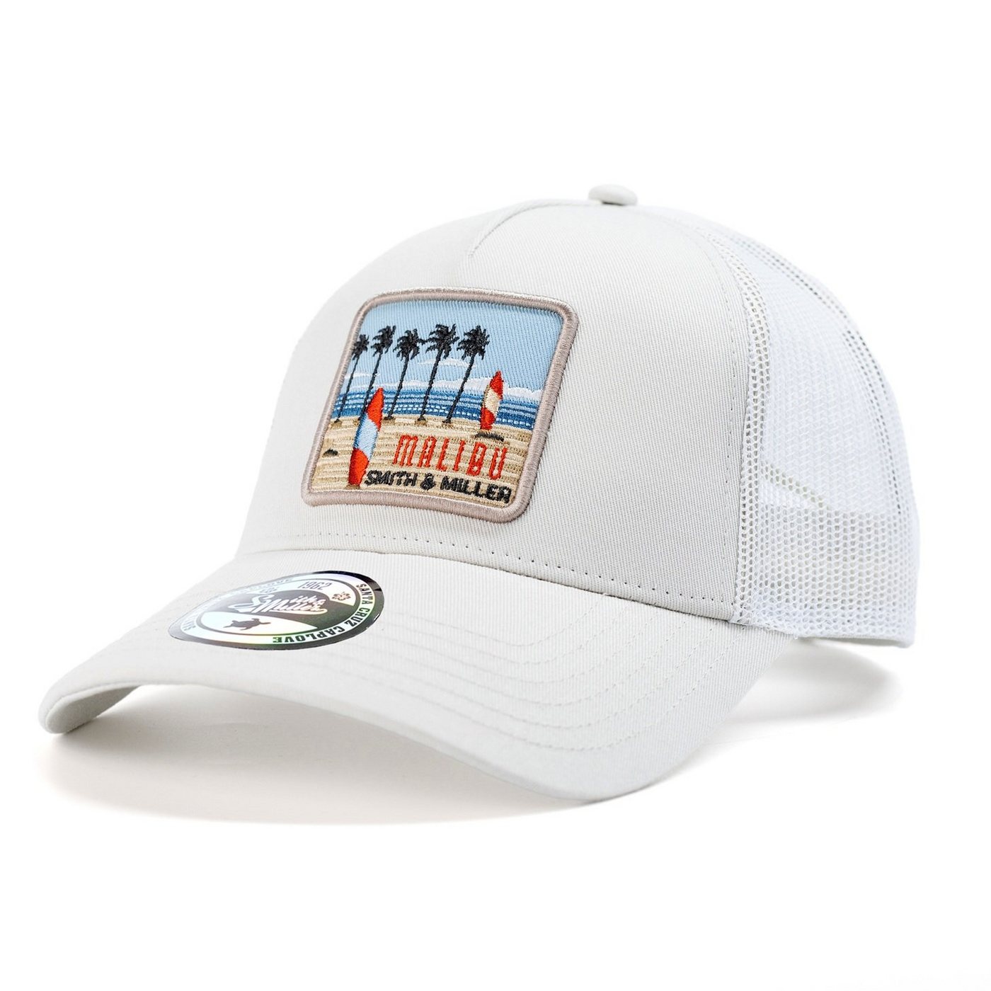 Smith & Miller Trucker Cap Basecap Miramar weiss - 1 Stück von Smith & Miller