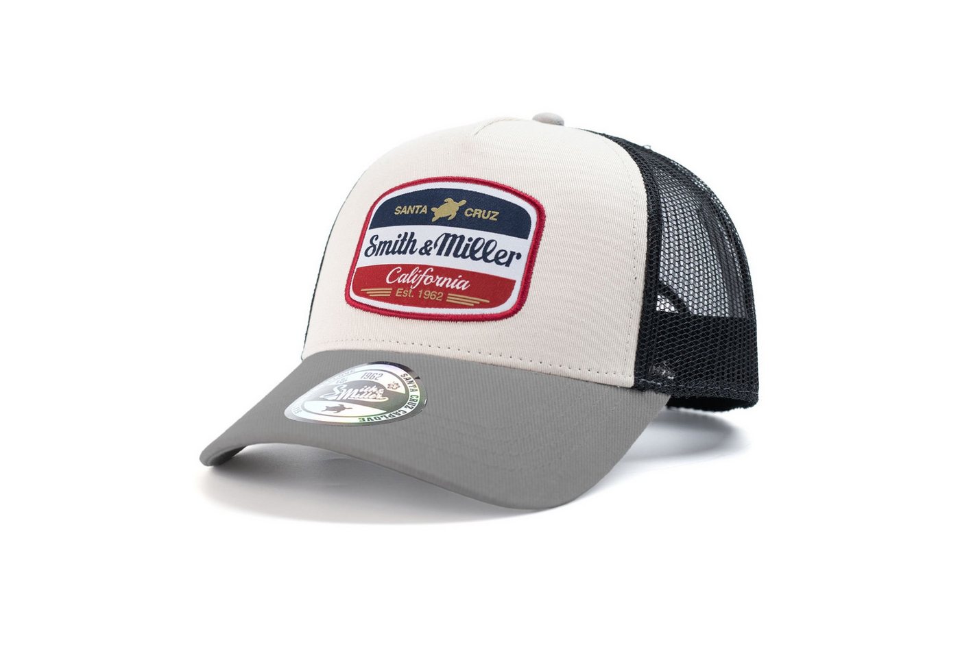 Smith & Miller Trucker Cap Basecap Vicent grau/stone - 1 Stück von Smith & Miller