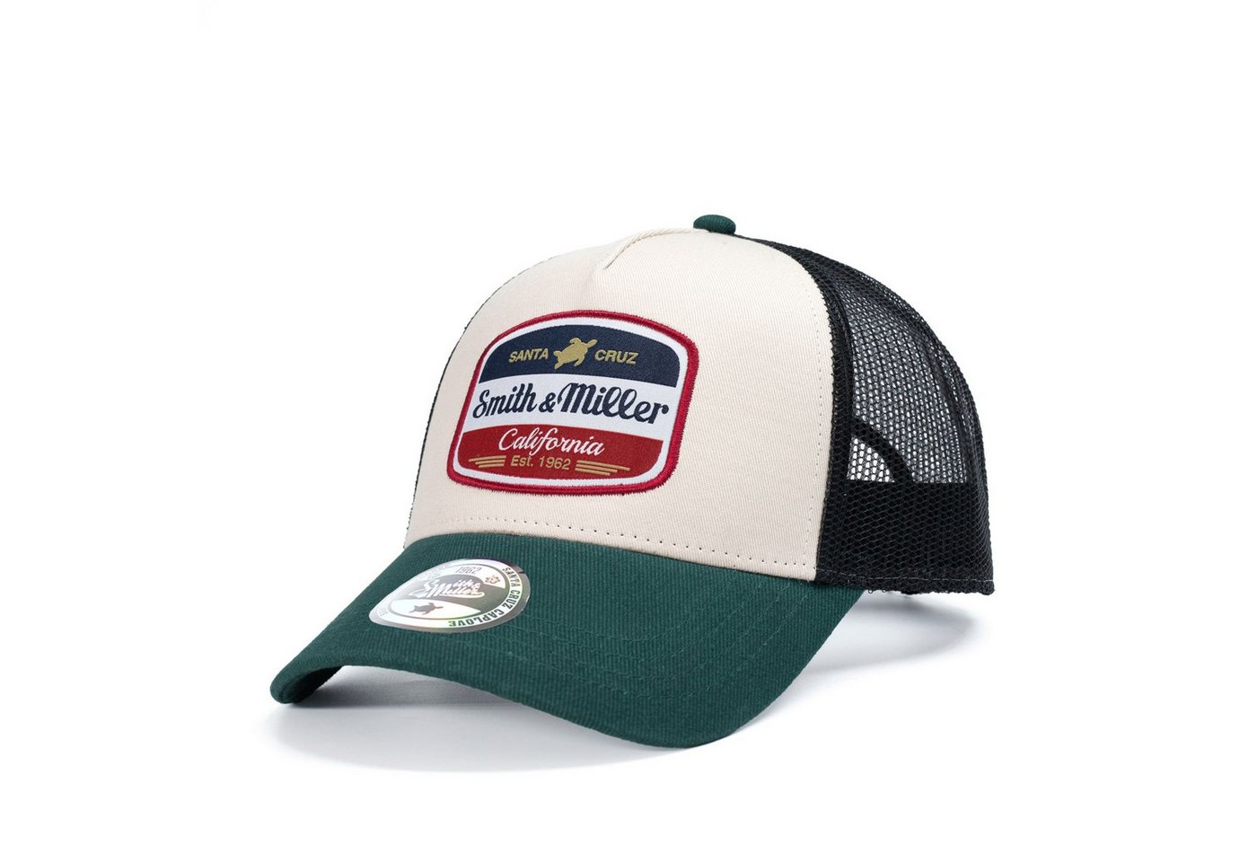 Smith & Miller Trucker Cap Basecap Vicent grün/stone - 1 Stück von Smith & Miller
