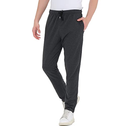 Smith Solo Jogginghose Herren – Jogger Männer Modern | Baumwolle Jungen Slim Fit Freizeithose | | Sporthose – Training – Trainingshose | Anthrazit / Gerade, M von Smith & Solo