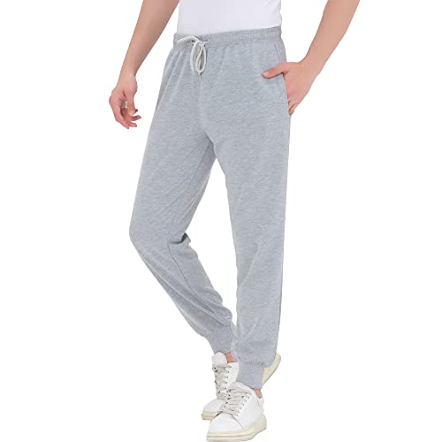 Smith & Solo Jogginghose Herren – Jogger Männer Modern | Baumwolle Jungen Slim Fit Freizeithose | | Sporthose – Training – Trainingshose | (Grau, M) von Smith & Solo