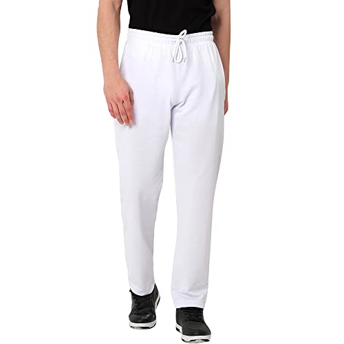 Smith & Solo Jogginghose Herren – Jogger Männer Modern | Baumwolle Jungen Slim Fit Freizeithose | | Sporthose – Training – Trainingshose |(Weiss, XXL) von Smith & Solo