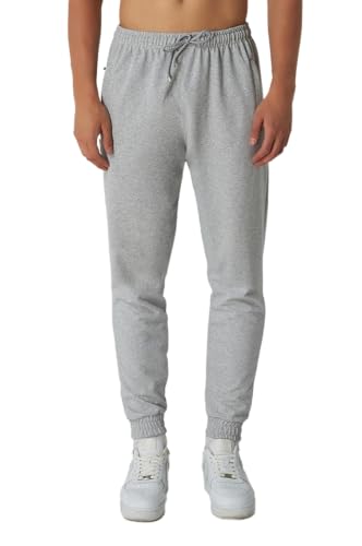 Smith & Solo Jogginghose Herren – Trainingshose mit Gummibund, Sporthose Herren Lang Freizeithose, Activewear Sweatpants Fitness, Laufen und Freizeit (Grau, L) von Smith & Solo