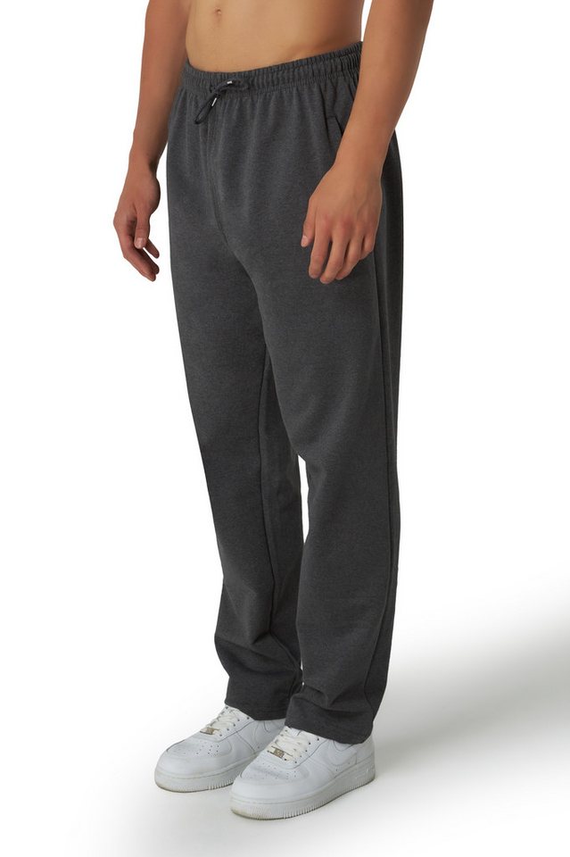 Smith & Solo Sporthose Jogginghose Herren Sweathose mit Reißversclusstaschen (1-tlg) Baumwolle von Smith & Solo