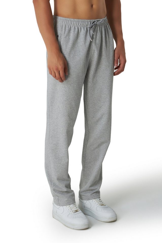 Smith & Solo Sporthose Jogginghose Herren Sweathose mit Reißversclusstaschen (1-tlg) Baumwolle von Smith & Solo