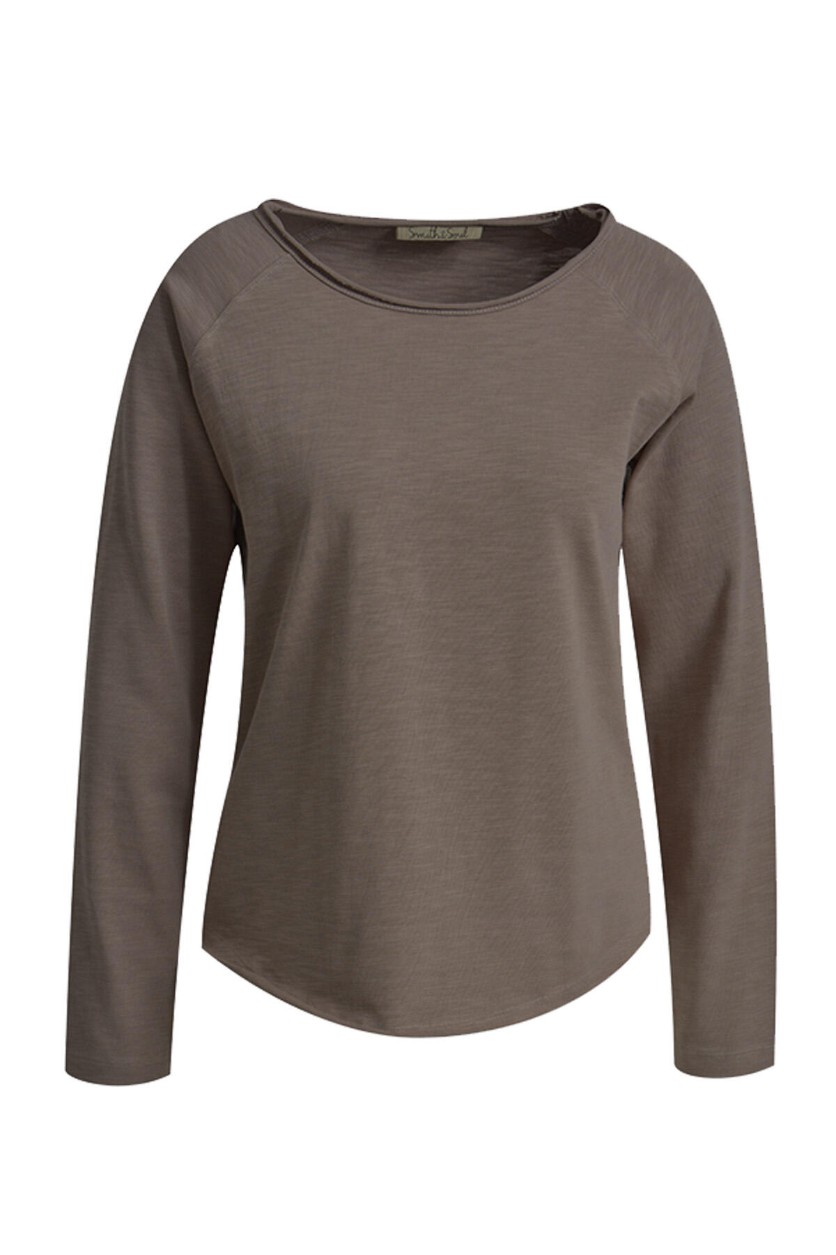 Smith&Soul - Basic Sweat Raglan choco - Gr. - M von Smith&Soul