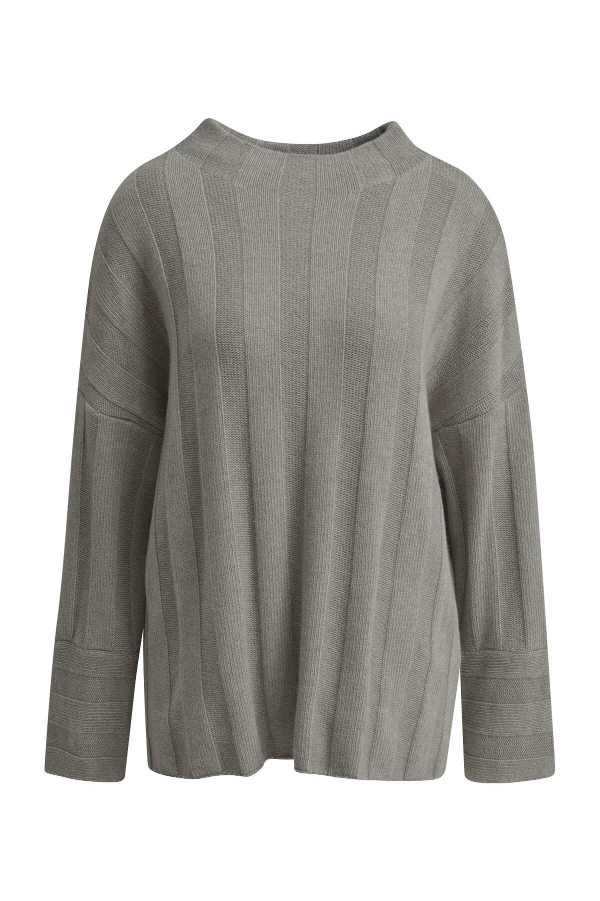 Smith&Soul - Big Rib Pullover deep taupe - Gr. - M von Smith&Soul