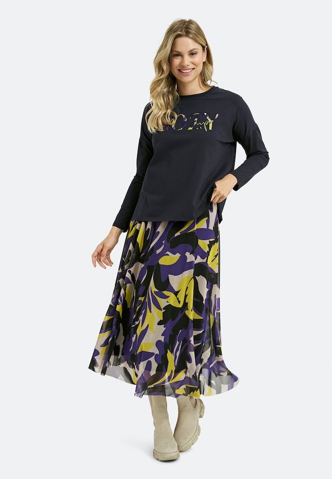 Smith & Soul Bleistiftrock MESH SKIRT DEEP TAUPE PRINT von Smith & Soul