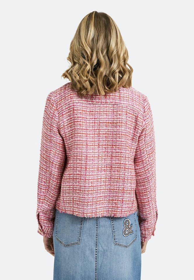 Smith & Soul Blouson TWEED JACKET FLAMINGO PRINT von Smith & Soul