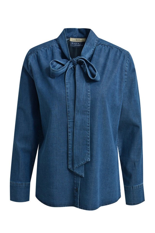 Smith & Soul Blusentop LYOCELL DENIM BLOUSE WITH BOW von Smith & Soul
